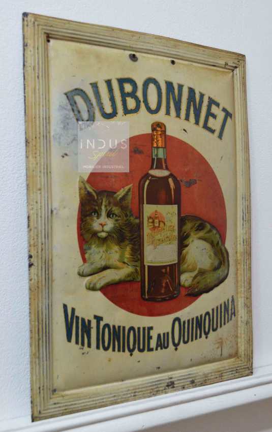 Tôle publicitaire Dubonnet vin tonique