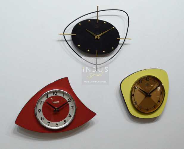 Triptyque anciennes horloges vintage